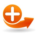 ajouter sur bouton web orange